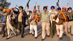 Farmers Try To Make Their Way To Delhi Through Barricades, Tear Gas Shells — IN PICS