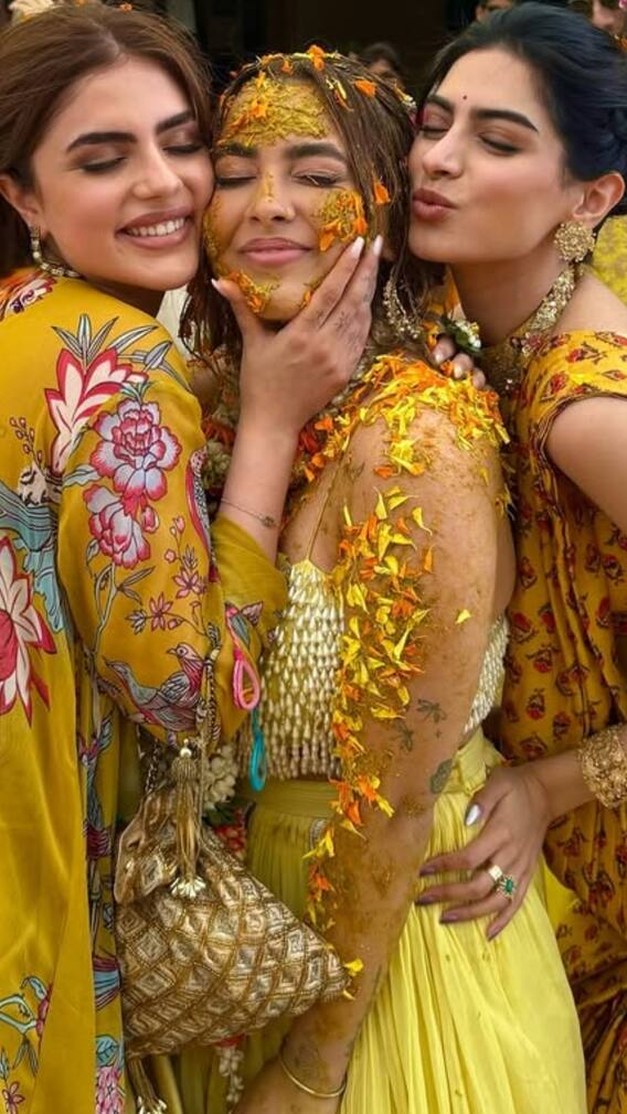 Khushi Kapoor Shares Glimpse Of Aaliyah Kashyap's Joyous Haldi Ceremony
