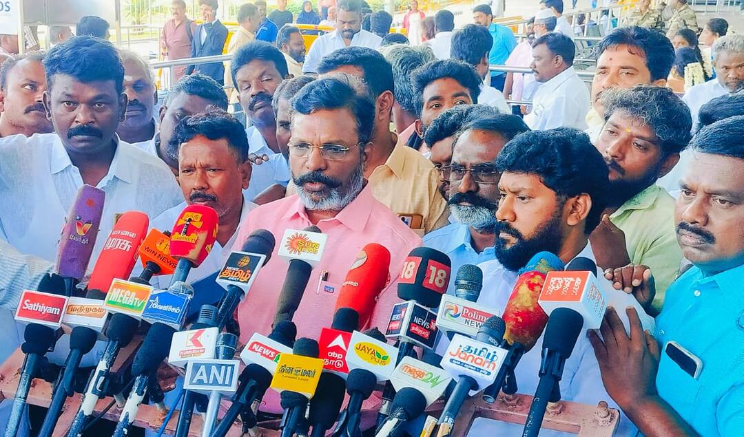 Thirumavalavan Aadhav Arjuna : பத்தில் ஒருவர் ஆதவ் அர்ஜுனா.. விஜய் மீது சங்கடமா.. உடைத்து பேசிய திருமா!