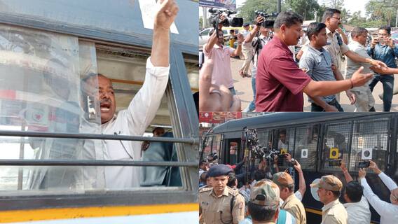 Maharashtra Ekikaran Samiti : कन्नडिगांच्या दबावासमोर झुकले नाहीत, मराठी भाषकांची बेळगावात जोरदार घोषणाबाजी