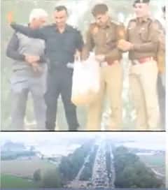 शंभू बॉर्डर पर पुलिस ने फूलों से किया किसानों का स्वागत | ABP NEWS SHORTS