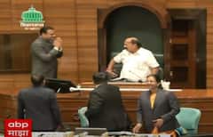 Maharashtra Vidhan Sabha: देवेंद्र फडणवीस पुढे, एकनाथ शिंदे-अजित पवार मागे; जयंत पाटीलही सोबत गेले; सभागृहात नेमकं काय घडलं?