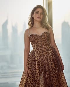 Tamannaah Bhatia : टायगर प्रिंट अन् ग्लॅमरस लूक, तमन्ना भाटीयाचे फोटो चर्चेत!