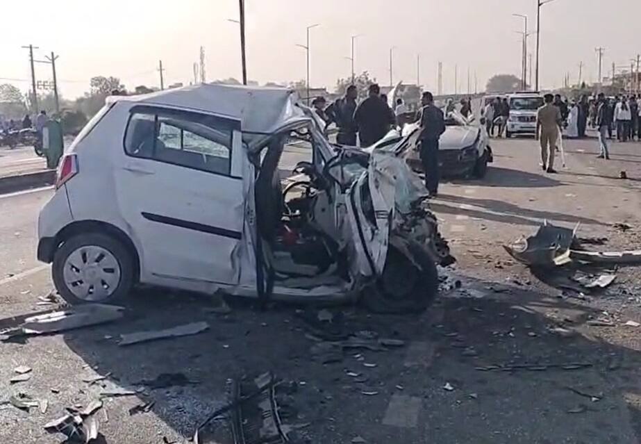Fatal accident on Jetpur-Somnath highway, 7 die in car collision Accident: સોમનાથ હાઈવે પર ગમખ્વાર અકસ્માત, બંને કાર અથડાતા 7નાં કમકમાટીભર્યાં મૃત્યુ