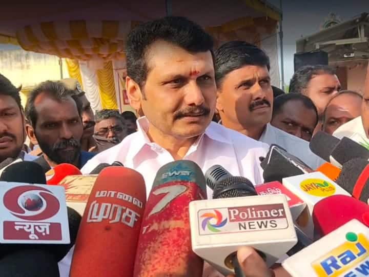 Minister Senthil Balaji talk about bjp leader annamalai - tnn அந்த 11ல் ஒன்னுதான் இதுவும் -  அண்ணாமலையை மறைமுகமாக சாடிய அமைச்சர் செந்தில் பாலாஜி