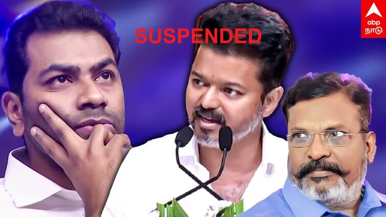 Aadhav Arjuna suspended from VCK: Thirumavalavan takes action - what next? ஆதவ் அர்ஜூனா மீது ஆக்‌ஷன்: திருமா அதிரடி- தவெக பொருளாளர் ஆகும் ஆதவ்?