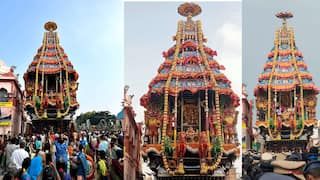 Tiruvannamalai Chariot: விண்ணை பிளந்த நமச்சிவாய கோஷம்... திருவண்ணாமலை தேரோட்டம்..!