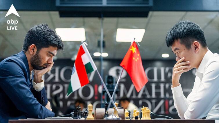 D Gukesh vs Ding Liren FIDE World Chess Championship Game 12 Highlights D Gukesh Loses 12th Game To Ding Liren Scores Tied At 6-6 D Gukesh: চীনের প্রতিপক্ষের কাছে দ্বাদশ গেমে হার গুকেশের, বিশ্বচ্যাম্পিয়ন হওয়ার স্বপ্ন এখনও বেঁচে