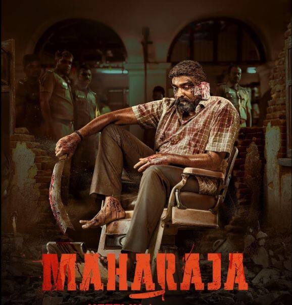 Maharaja: Vijay Sethupathi’s intense drama Maharaja claimed the sixth position.