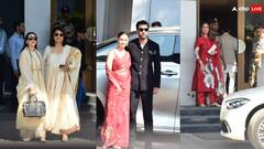 राज कपूर की 100वीं जयंती से पहले पीएम मोदी से मिलने के लिए रवाना हुआ कपूर परिवार, रेड सूट में करीना के सामने सब लगे फेल