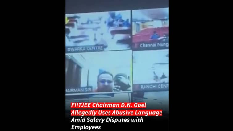 FIITJEE Chairman Faces Flak After Video Of Verbal Abuse During Meeting Goes Viral; WATCH