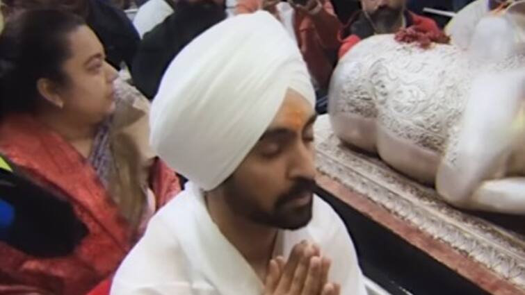 Diljit Dosanjh Seeks Blessings At Mahakaleshwar Temple In Ujjain After Dil-Luminati Concert