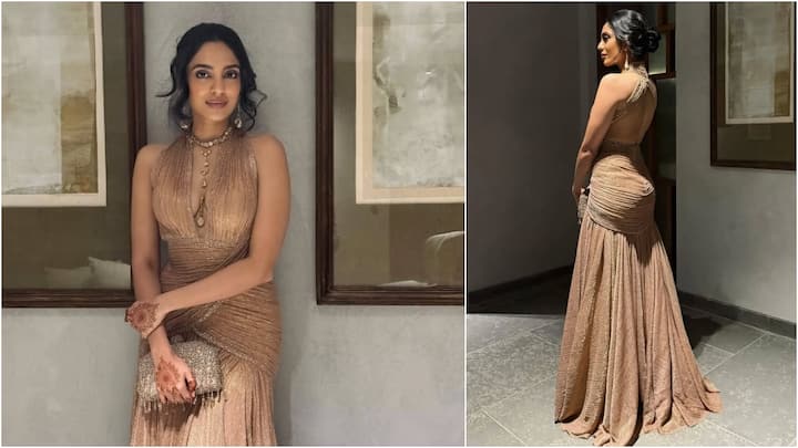 Sobhita Dhulipala Post Wedding Look : పెళ్లి తర్వాత మోడ్రన్ లుక్​లో స్టైలిష్​గా కనిపించింది శోభిత ధూళిపాళ. కాక్​టైల్ పార్టీలో భాగంగా శోభిత స్టైలిష్​గా ముస్తాబైంది.