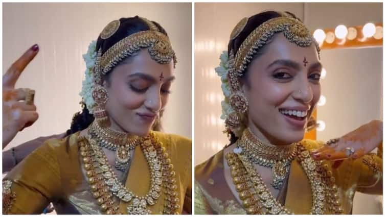 Sobhita Dhulipala Dances Joyfully To Her Own Baaraat Beats, Says ‘Meri Shaadi Ho Rahi Hai’ In Unseen Video