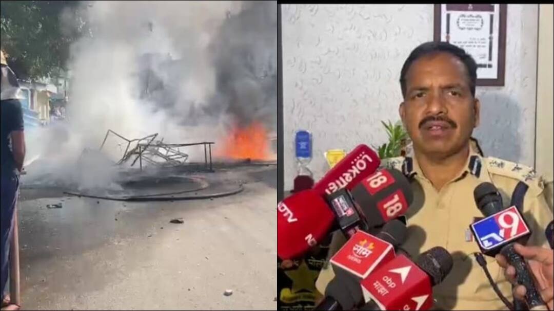 Parbhani violance 40 people arrested and cases filed in Parbhani violence IG Shahaji Umap on action mode परभणीतील हिंसाचारप्रकरणी 40 जणांना अटक, गुन्हे दाखल; आयजी उमाप ॲक्शन मोडवर