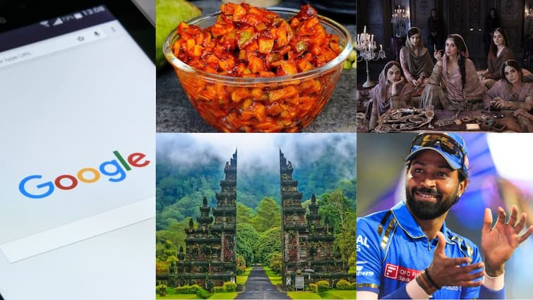 Google Search 2024 year ender most search words peoples sportmen recipes from india check list Google Search 2024: கதறிய கூகுள்- மாங்காய் ஊறுகாய், ஹனுமன், ஹர்திக் என தேடி திரிந்த இந்தியர்கள் - பிரதமர் மோடி எங்கப்பா?