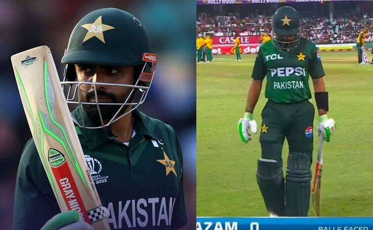 Babar azam got duck out in First T20I against  South africa Watch Video : பாபர் ஓஹ் பாபர்! எப்படி இருந்த மனுஷன்.. மீண்டும் ஒரு டக் அவுட் ! தென் ஆப்பிரிக்கா வெற்றி