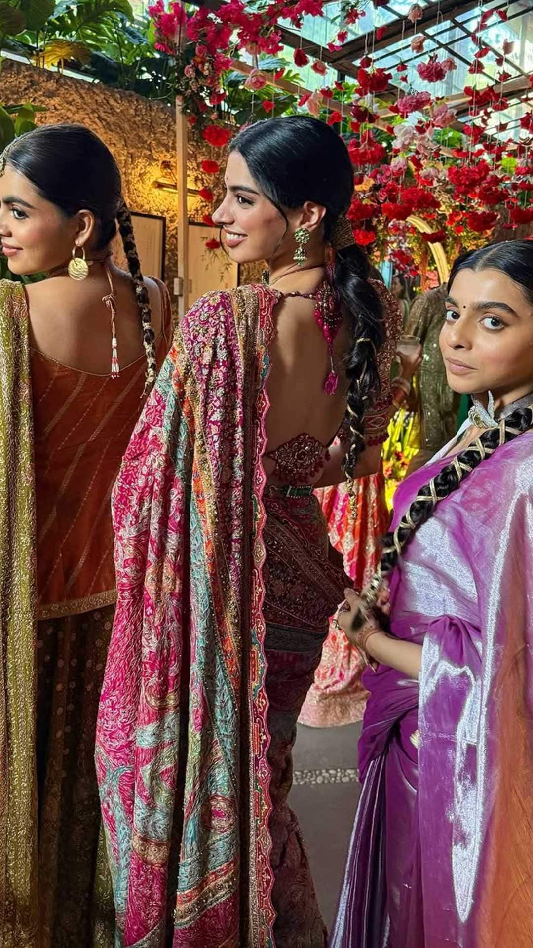 Khushi Kapoor Shines As Bridesmaid At Aaliyah Kashyap’s Engagement