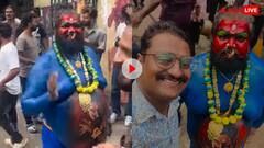 बड़ी तोंद वाले शख्स ने कॉपी किया पुष्पा-2 में अल्लू अर्जुन का वायरल लुक, सेल्फी लेने की लग गई होड़