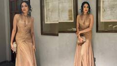 Shobhita : பார்ட்டியில்  தங்க நிற ஆடையில் ஜொலித்த ஷோபிதா... என்ன விலை தெரியுமா ?