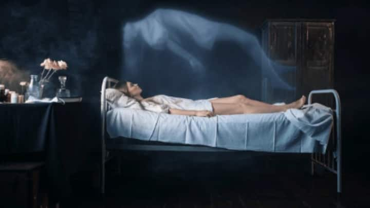 When the nurse started going to the patient's room at night, she saw that a seven feet tall scary shadow was standing near the patient's bed and it was bent over the bed. It seemed as if he was wearing a black cloak.