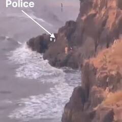 रत्नागिरीत समुद्रकिनारी अडकलेल्या दाम्पत्याची मृत्यूच्या दाढेतून सुटका; अंगावर काटा आणणारा थरार, Photo