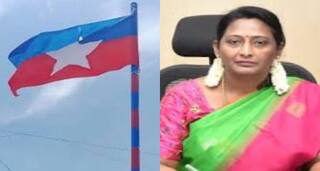 விசிக கொடி கம்ப விவகாரம்; இரவு நேரத்திலும் காத்திருப்பு போராட்டத்தில் ஈடுபட்ட வருவாய்த்துறை அலுவலர்கள்