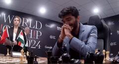 Watch D Gukesh's Emotional Moment: Rearranging Pieces In Ritual After Winning World Chess Championship