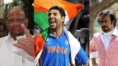 युवराज सिंह- रजनीकांत  ते शरद पवार, तिघांनी आपापल्या क्षेत्रात मैदान गाजवलं, एकाच दिवशी वाढदिवस