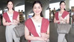 Sara Tendulkar Photos: एयरपोर्ट पर तीन लाख का बैग लिए स्पॉट हुईं सारा तेंदुलकर, स्माइल से जीता दिल, तस्वीरें वायरल