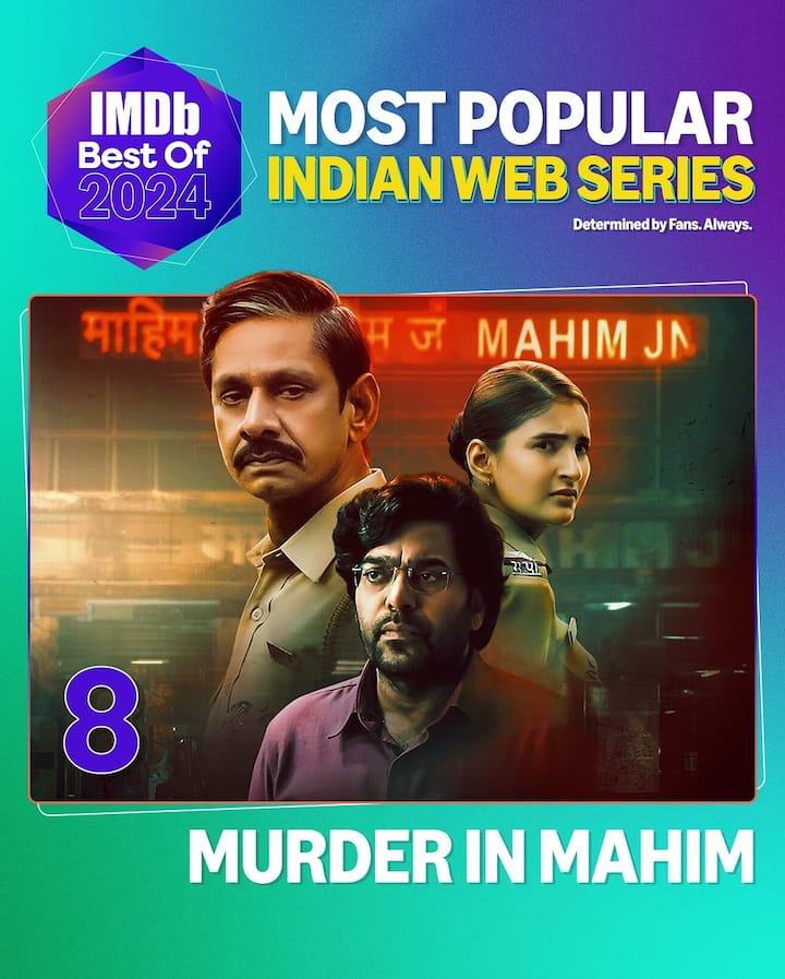 Murder In Mahim (JioCinema): This gripping crime series followed a police officer investigating a string of murders targeting young men in Mumbai’s LGBTQ community.