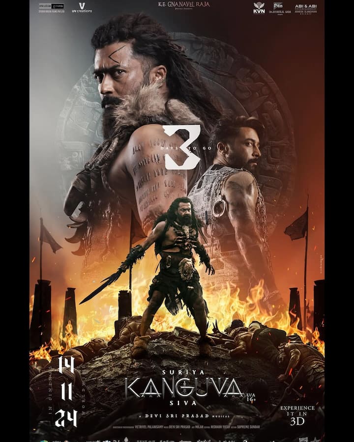 Fans have been waiting for South star Surya's film Kanguva for a long time. But when this film came, it proved to be a flop. This film was made for Rs 350 crores and earned only Rs 105 crores worldwide in 18 days.