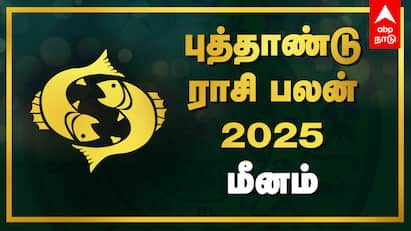 2025 New Year Rasi Palan Meenam Puthandu Palangal New Year Horoscope Tamil New Year Rasi Palan Meenam: கவலையே வேண்டாம்! 2025 மீனத்துக்கு சக்ஸஸ்தான் - முழு ஆண்டு ராசிபலன்