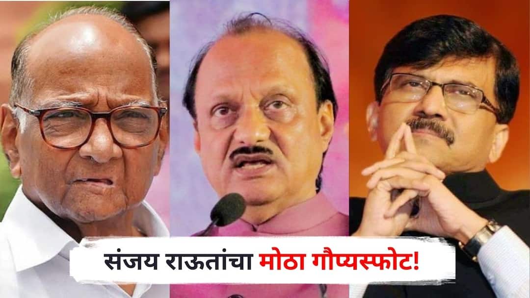 Sanjay Raut reaction on talk of NCP Sharad Pawar Faction MPs will join Ajit Pawar faction Maharashtra Politics Marathi News Sanjay Raut : शरद पवारांचे पाच खासदार फोडा अन् केंद्रात मंत्रिपद घ्या, अजितदादांना ऑफर; संजय राऊतांचा मोठा गौप्यस्फोट 