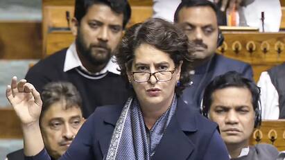 parliament-winter-session-congress-priyanka-gandhi-vadra--first-speech-in-lok-sabha-today-bjp Worked In Cahoots With British: Priyanka Gandhi Tears Into BJP-RSS In Maiden Lok Sabha Speech