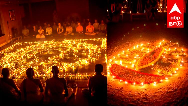 Karthigai Deepam 2024 Pray for world peace by lighting lamps in Auroville in 2025 Karthigai Deepam 2024: உலக அமைதி வேண்டி 2025 அகல் விளக்குகள் ஏற்றி ஆரோவில்லில் வழிபாடு