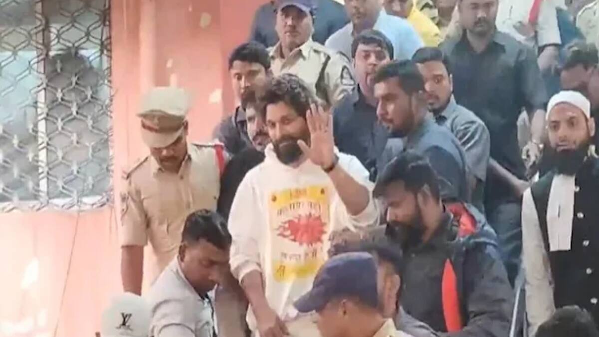 Allu Arjun Relese: காலையிலே அல்லு அர்ஜூன் விடுதலை! ஹாப்பியில் புஷ்பா ரசிகர்கள்!