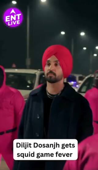 Diljit Dosanjh को Squid game के Pink guards बचाते हुए आए नजर