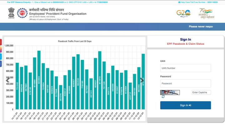 इसके अलावा अपना पीएफ बैलेंस चेक करने के लिए ईपीएफओ की आधिकारिक वेबसाइट https://passbook.epfindia.gov.in/MemberPassBook/Login पर लॉगिन करके भी पीएफ खाते का बैलेंस चेक कर सकते हैं.