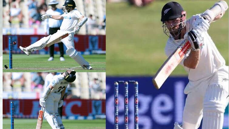 NZ  Player Kane williamson got out in bizarre way in Third test against england Watch Video : சிவசாமிக்கு நடந்த சோகம்! இப்படிதான் அவுட் ஆகனுமா.. ! என்ன நடந்தது?