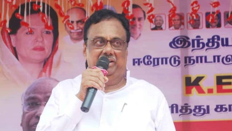 EVKS Elangovan, Ex-TN Congress Chief And Erode East MLA, Passes Away