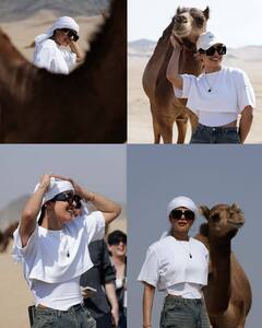 सिर पर साफा बांध 'हबीबी' बनीं प्रियंका चोपड़ा, सऊदी अरब पहुंच रेत पर चलाई Sandrail, देखें फोटोज