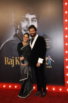 Raj Kapoor 100th Birth Anniversary: ब्लैक साड़ी में क्लासी दिखीं हुमा कुरैशी, जेनेलिया से शरवरी तक ने खींचा ध्यान, देखें इनसाइड फोटोज