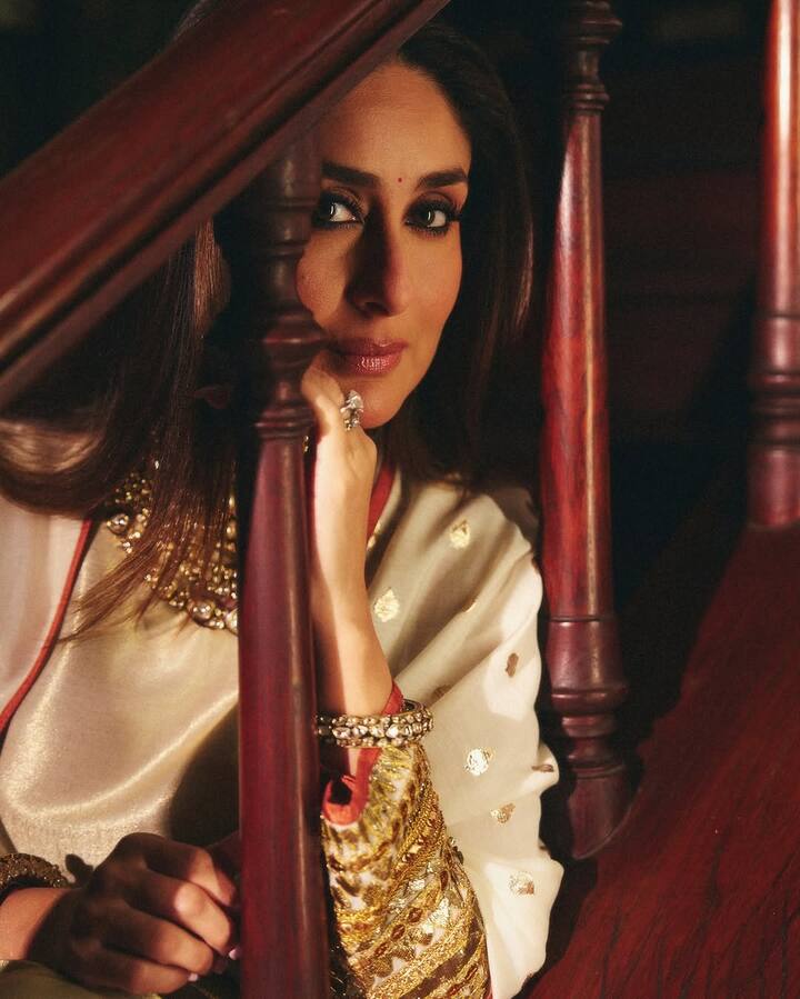 The kurta set is priced at PKR 95,000 (approximately Rs 28,963), and is available for purchase on Iqbal Hussain's official website.