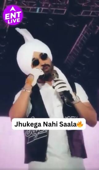 Diljit Dosanjh का धमाकेदार Pushpa अंदाज, Famous Line 'झुकेगा नहीं साला' से जीता दिल