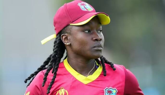 wpl 2025 auction all rounder deandra dottin sold to gujarat giants buy price 1 70 crore  WPL 2025 Auction: ગુજરાત જાયન્ટ્સે વિદેશી ખેલાડી પર પૈસાનો વરસાદ કર્યો, આટલા કરોડમાં ટીમમાં સામેલ કરી