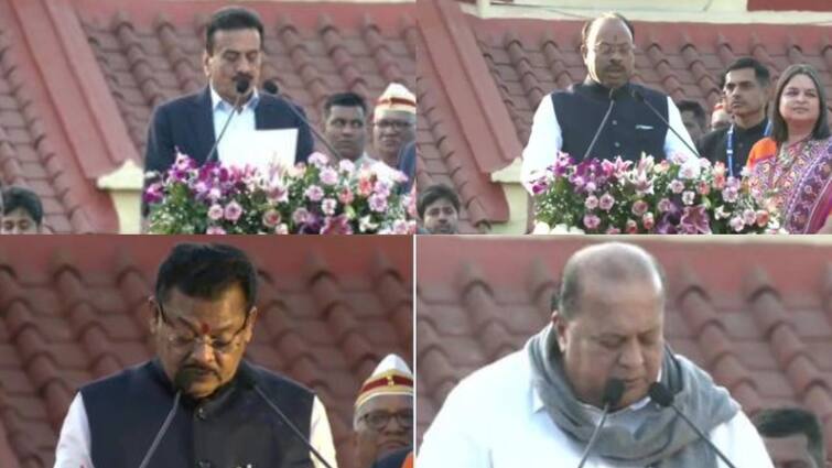 Maharashtra Cabinet Expansion CM Devendra Fadnavis Cabinet BJP Shiv Sena Eknath Shinde NCP Ajit Pawar Ministers full List Nagpur BJP 19, NCP 9 और शिवसेना के 11 विधायकों ने ली मंत्री पद की शपथ, जानें महाराष्ट्र कैबिनेट विस्तार की पूरी डिटेल