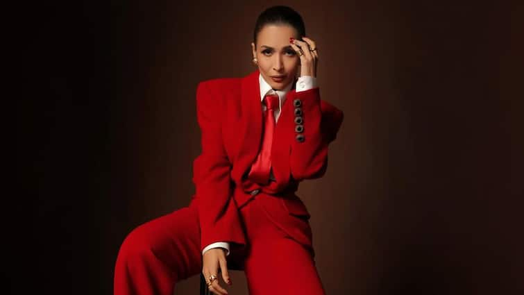 Malaika Arora Sets New Fashion Standards In Bold Red Pantsuit, SEE PICS