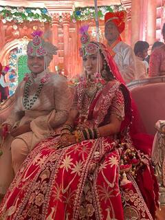 Abhijeet Katke : महाराष्ट्र केसरी आणि हिंदकेसरी पैलवान अभिजीत कटके अडकला लग्नबंधनात, पाहा फोटो