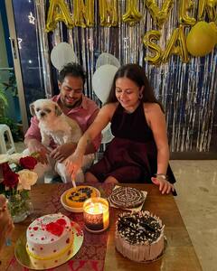 प्रेग्नेंट देवोलीना ने मुस्लिम पति शहनवाज संग सेलिब्रट की शादी की दूसरी सालगिरह, शॉर्ट ड्रेस में यूं फ्लॉन्ट किया बेबी बंप